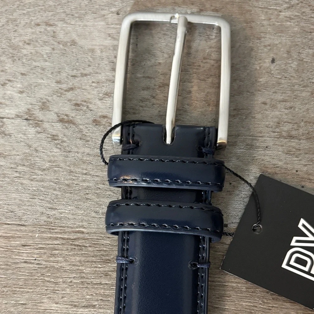 PX Size 30 Men's Navy Leather Belt